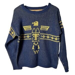 Levis Thunderbird Pullover Sweater Size Medium Southwestern Classic Heritage